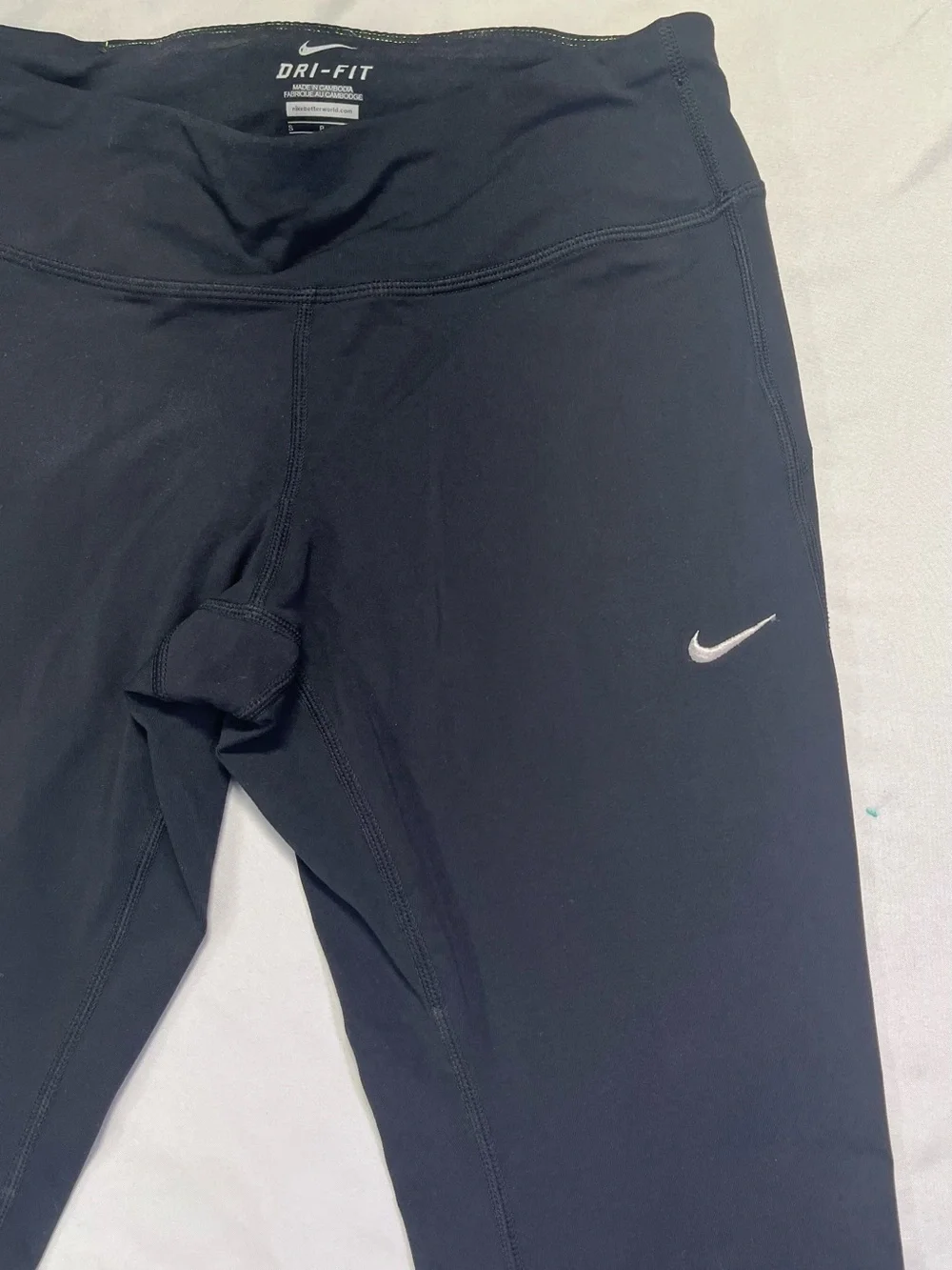 Nike Black Dri-Fit Running Leggings - Small